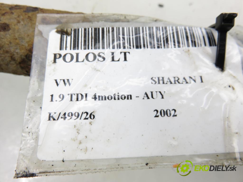 VW SHARAN (7M8, 7M9, 7M6) VAN 2002 85,00 1.9 TDI PD 115 4motion - AUY 1896,00 poloos LT 