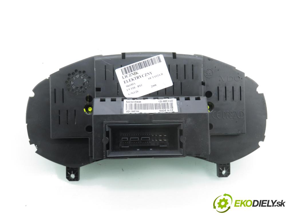 SKODA OCTAVIA II (1Z3) LIFTBACK 2008 77,00 1.9 TDI - BXE 1896,00 Prístrojovka elektrický 1Z0920812D