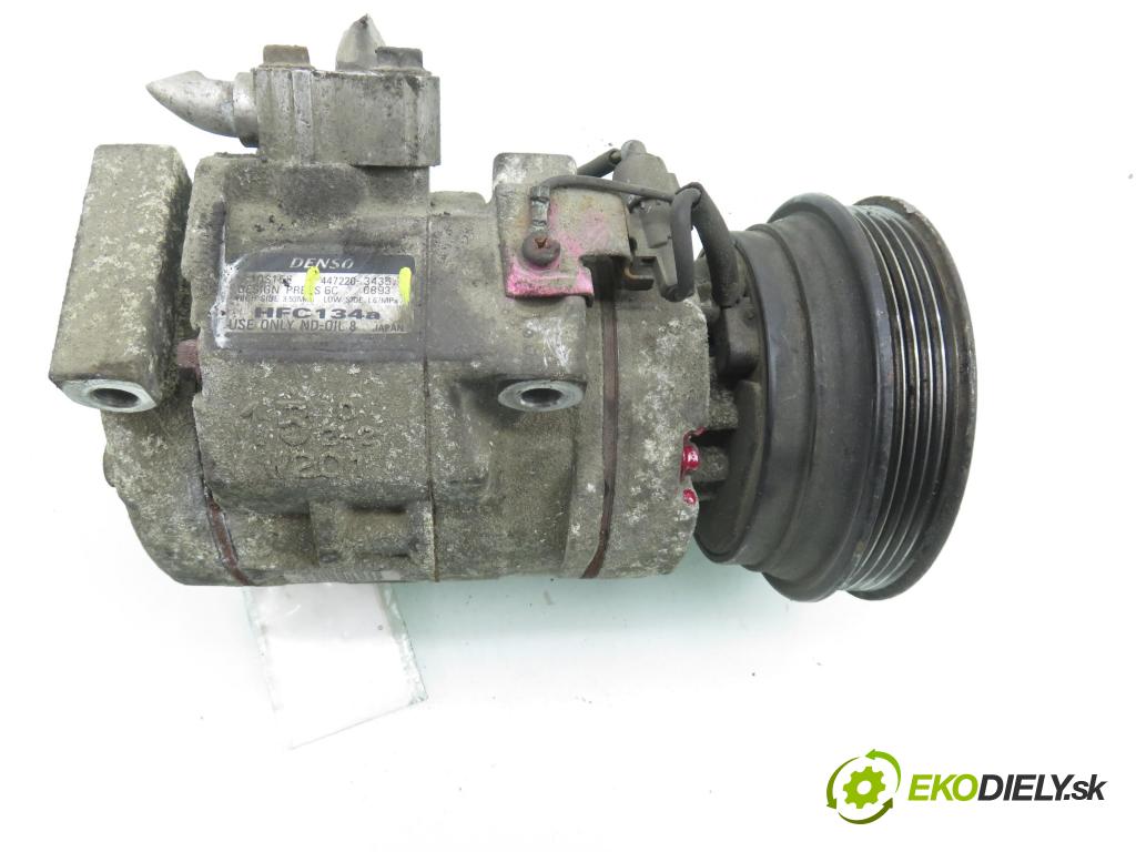 TOYOTA AVENSIS (_T22_) LIFTBACK 2001 81,00 2.0 D-4D (CDT220_) - 1CD-FTV 1995,00 KOMPRESOR: klimatizácie 4472203435 (Kompresor klimatizácie)