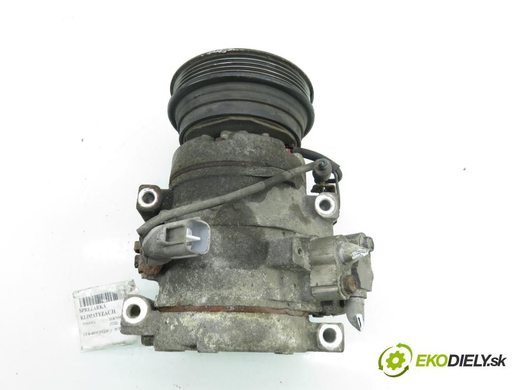 TOYOTA AVENSIS (_T22_) LIFTBACK 2001 81,00 2.0 D-4D (CDT220_) - 1CD-FTV 1995,00 KOMPRESOR: klimatizácie 4472203435 (Kompresor klimatizácie)
