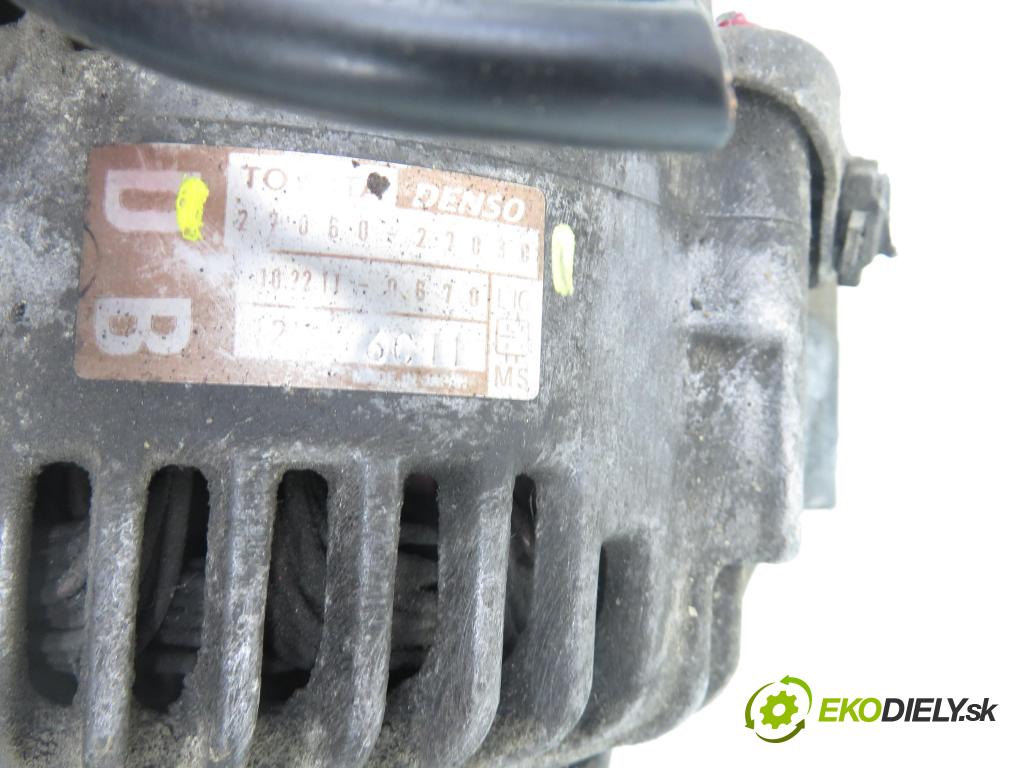 TOYOTA AVENSIS (_T22_) LIFTBACK 2001 81,00 2.0 D-4D (CDT220_) - 1CD-FTV 1995,00 Alternátor 2706027030 (Alternátor)