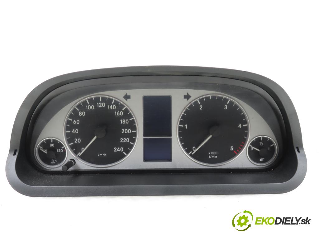 MERCEDES-BENZ KLASA B Sports Tourer (W245) HB 2007 80,00 B 180 CDI 109 - OM 640.940 1991,00 prístrojovka elektrický 0263643247 ; A1695400948