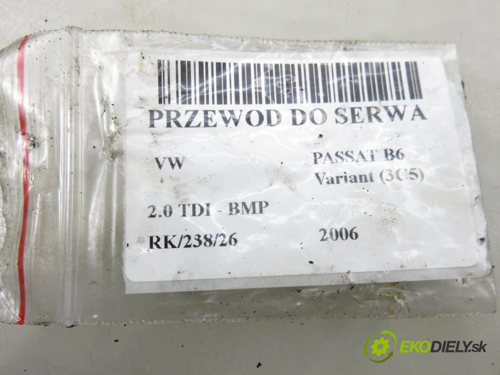 VW PASSAT B6 Variant (3C5) KOMBI 2006 103,00 2.0 TDI PD 8V 140 - BMP 1968,00 rúrka do serva 3C0612041AC ; 3C0611939A