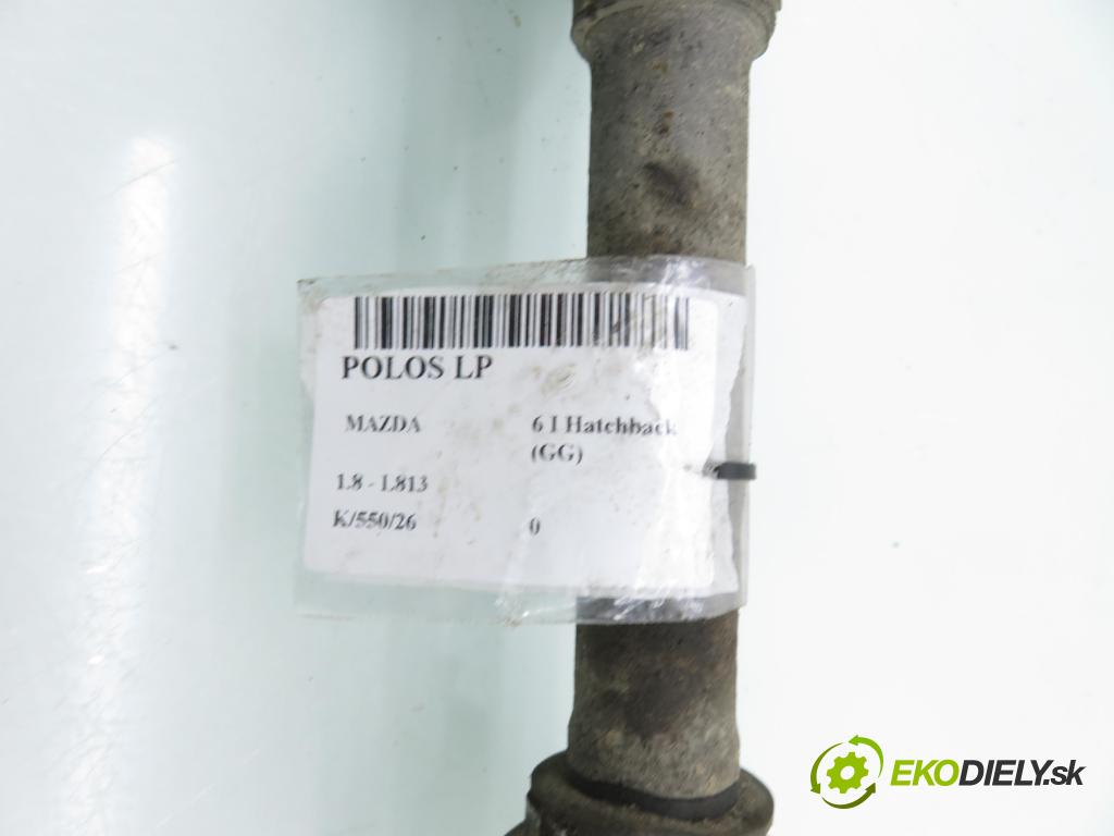 MAZDA 6 Hatchback (GG) LIFTBACK 2003 88,00 1.8 - L813 1798,00 Poloos LP