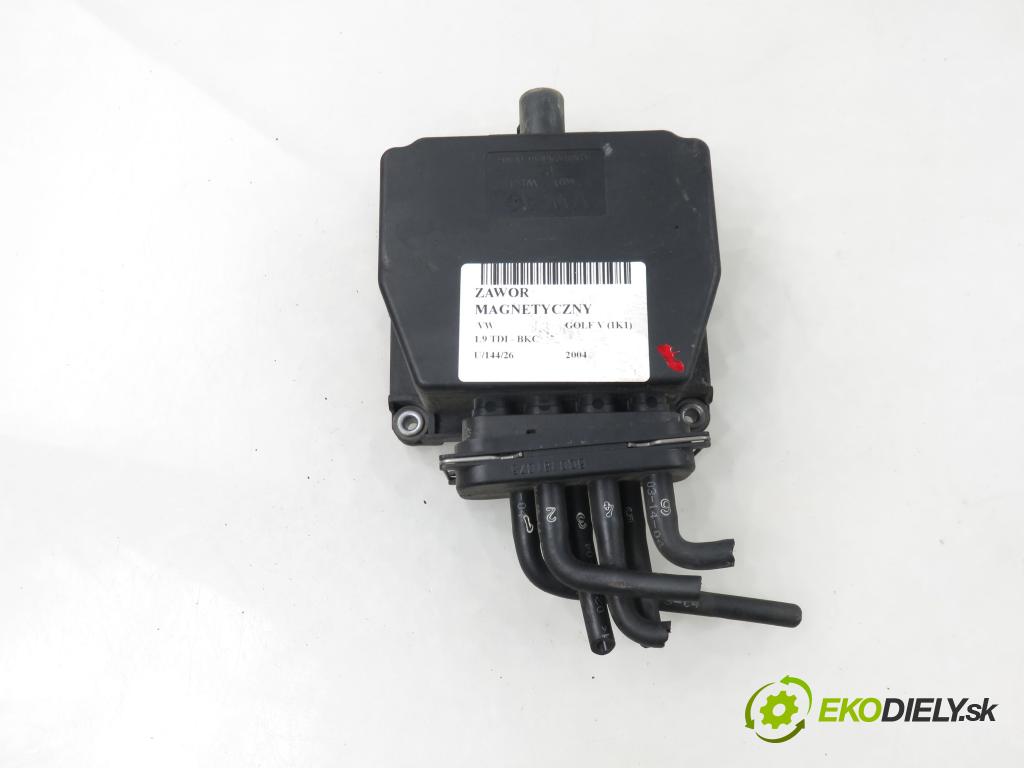 VW GOLF V (1K1) HB 2004 77,00 1.9 TDI PD 105 - BKC 1896,00 VENTIL: magnetický 6Q0906625