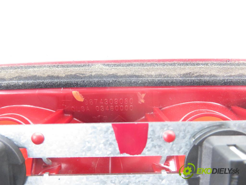 PEUGEOT 208 I (CA_, CC_) HB 2012 84,00 9HD (DV6C) 1560,00 svetlo bŕzd 9674309080