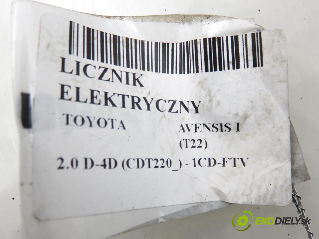 TOYOTA AVENSIS (_T22_) LIFTBACK 2001 81,00 2.0 D-4D (CDT220_) - 1CD-FTV 1995,00 prístrojovka elektrický 8380005460