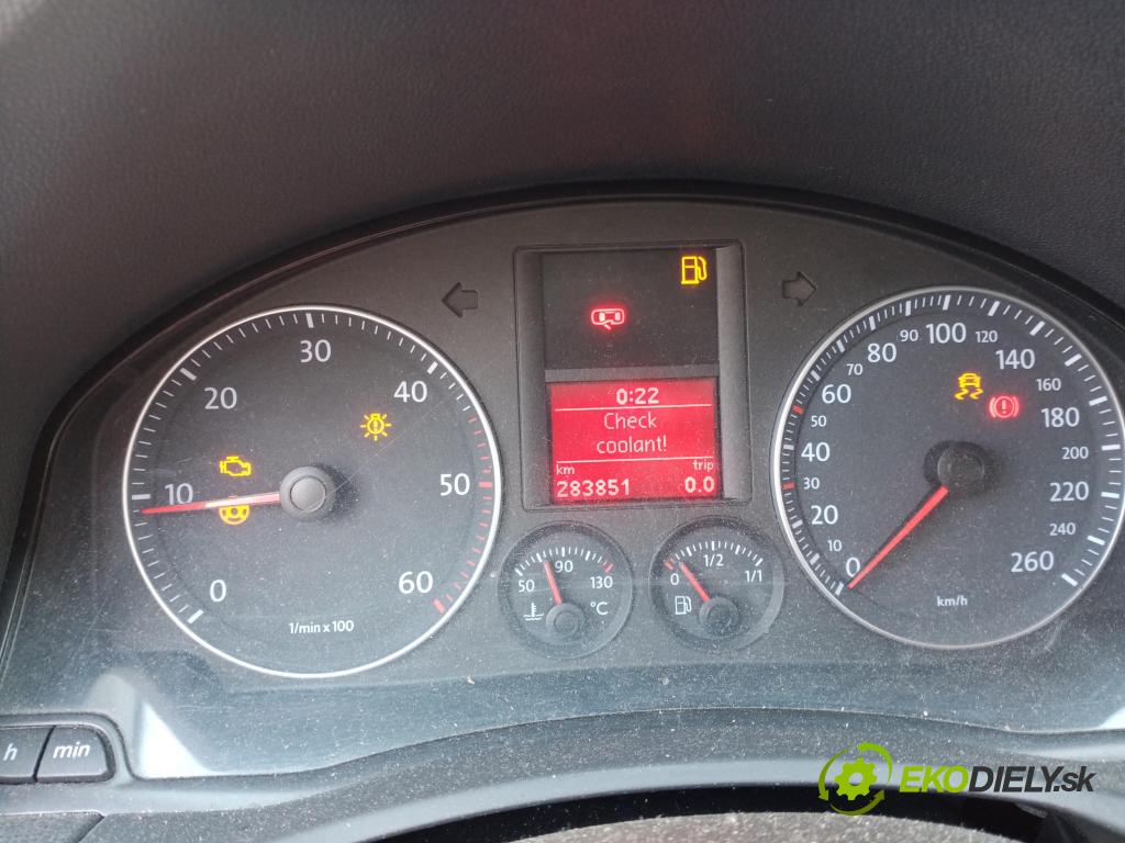 VW GOLF V (1K1) HB 2004 77,00 1.9 TDI PD 105 - BKC 1896,00 Prístrojovka elektrický 1K0920860L