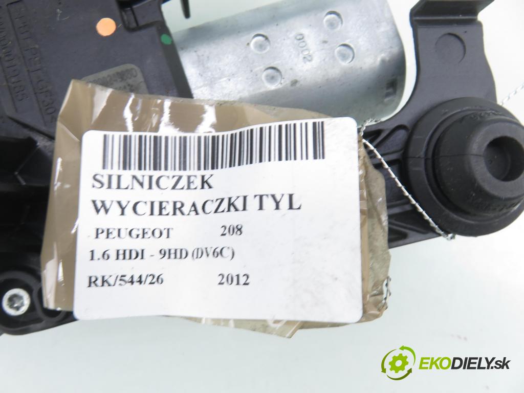 PEUGEOT 208 I (CA_, CC_) HB 2012 84,00 9HD (DV6C) 1560,00 Motorček stierače zadné 9673251380 ; W000027332