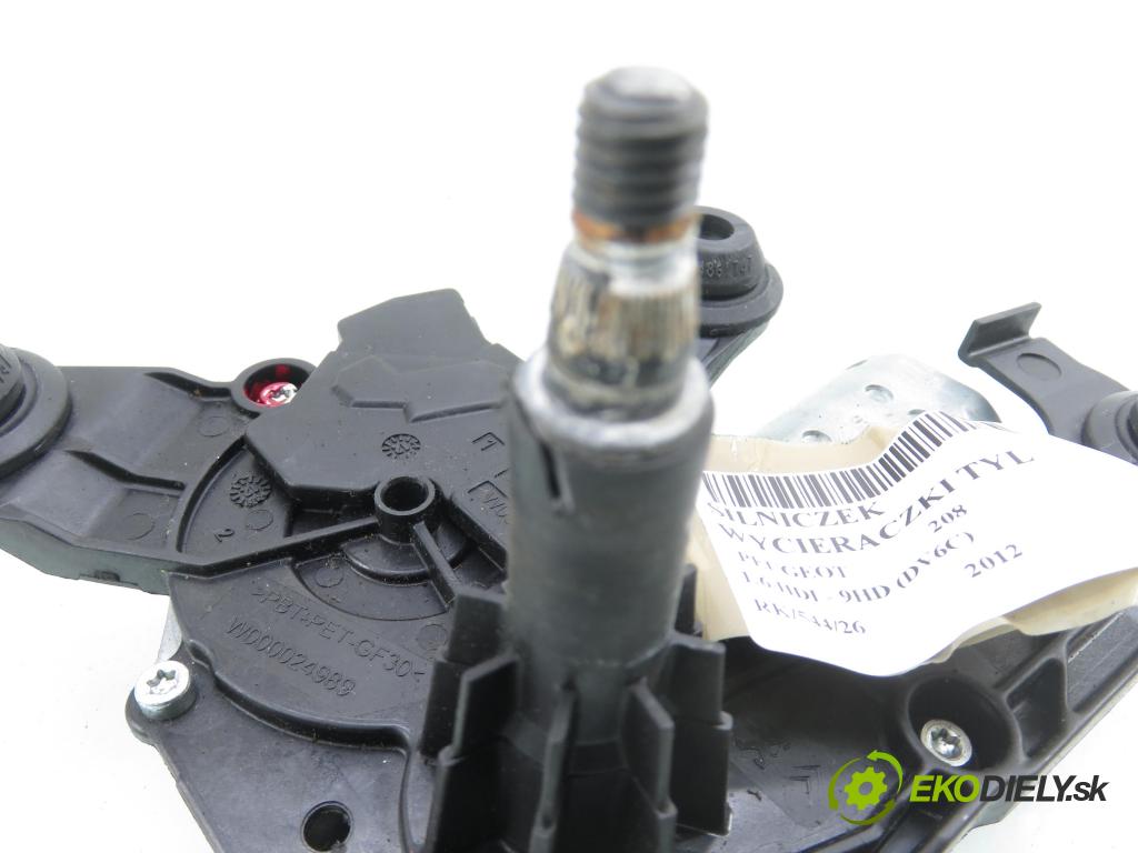 PEUGEOT 208 I (CA_, CC_) HB 2012 84,00 9HD (DV6C) 1560,00 Motorček stierače zadné 9673251380 ; W000027332