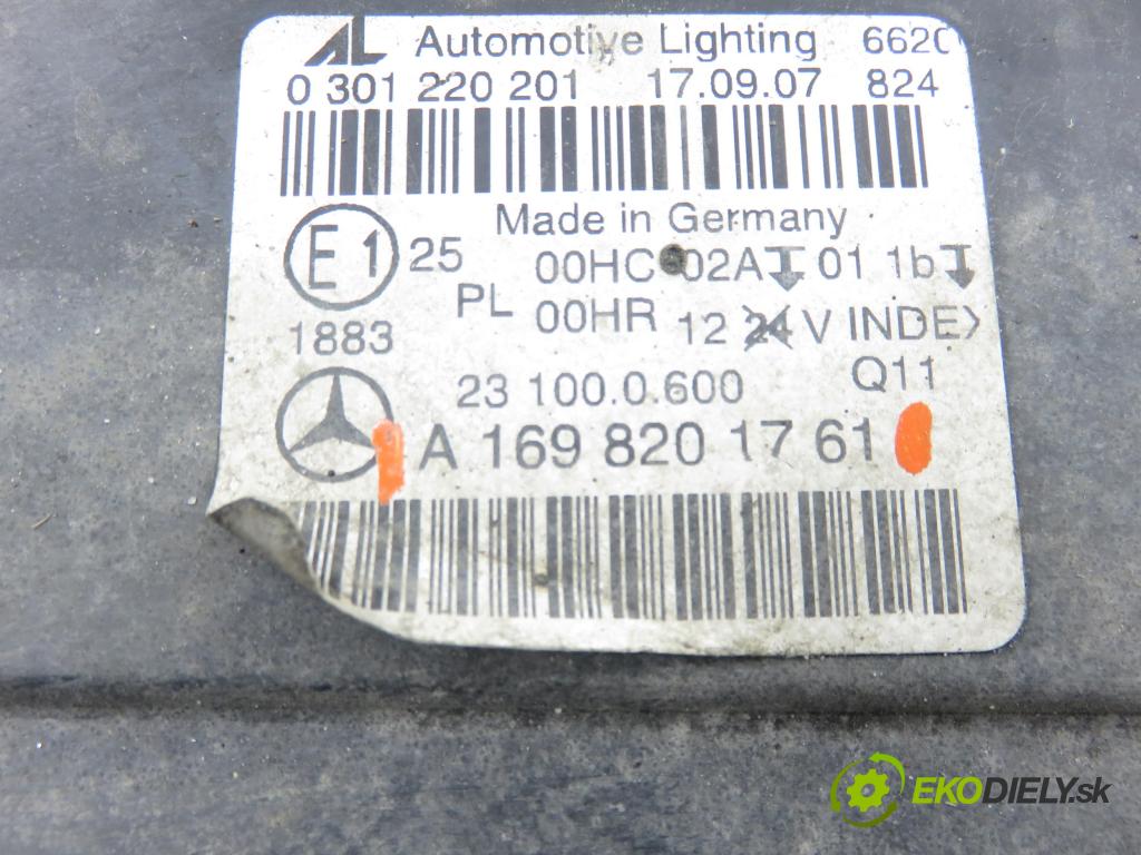 MERCEDES-BENZ KLASA B Sports Tourer (W245) HB 2007 80,00 B 180 CDI 109 - OM 640.940 1991,00 Svetlo LP A1698201761