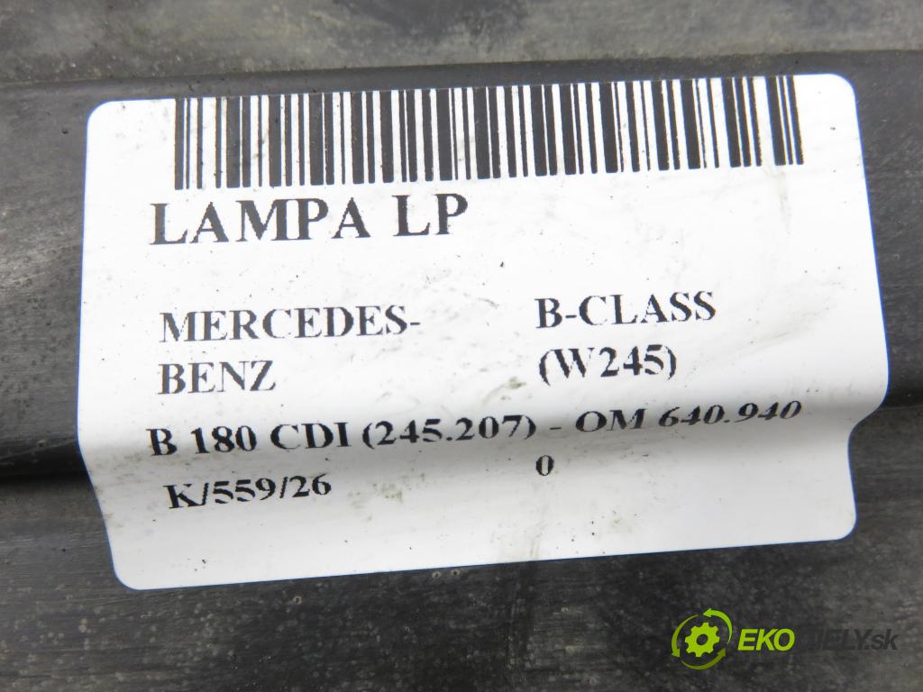MERCEDES-BENZ KLASA B Sports Tourer (W245) HB 2007 80,00 B 180 CDI 109 - OM 640.940 1991,00 Svetlo LP A1698201761
