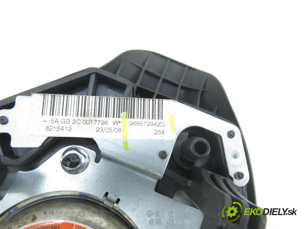 PEUGEOT 207 SW (WK_) KOMBI 2008 70,00 1.4 16V - 8FS (EP3) 1397,00 AirBag air BAG volantu 96857294ZD