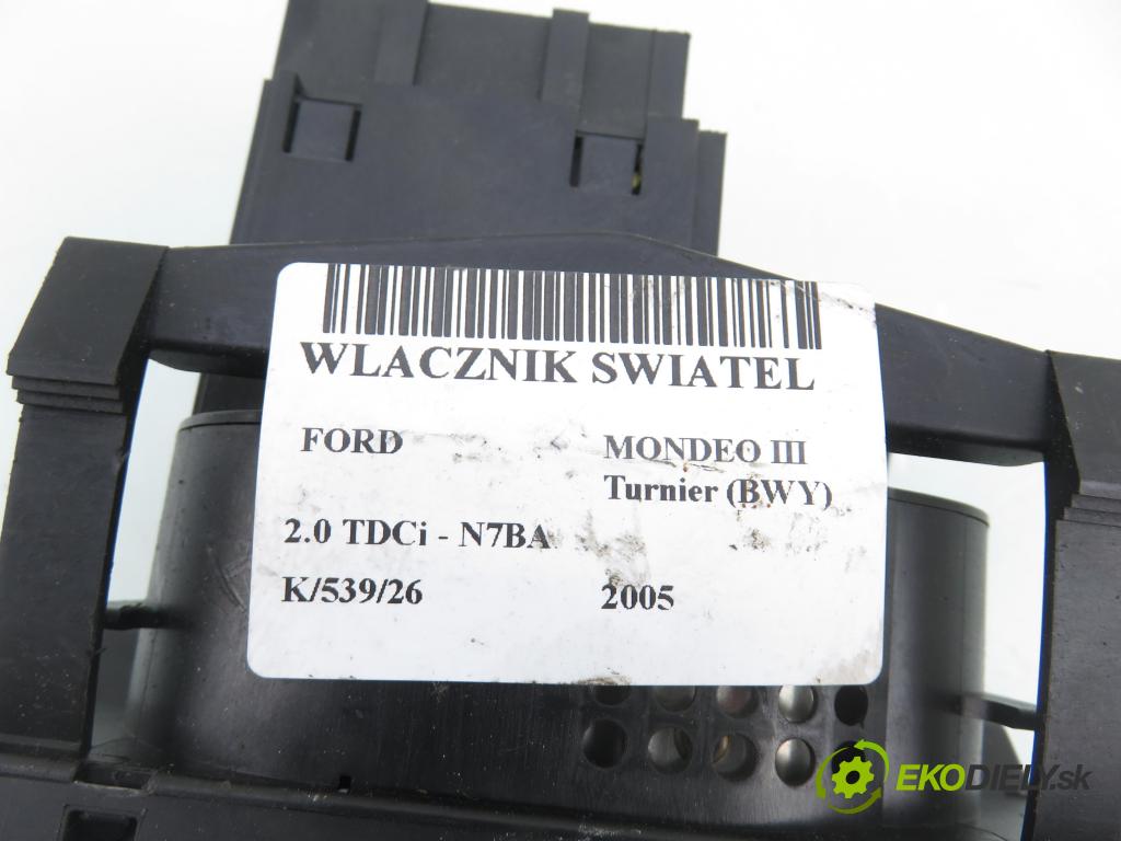 FORD MONDEO III Turnier (BWY) KOMBI 2005 96,00 2.0 TDCi 130 - N7BA 1998,00 přepínač světla