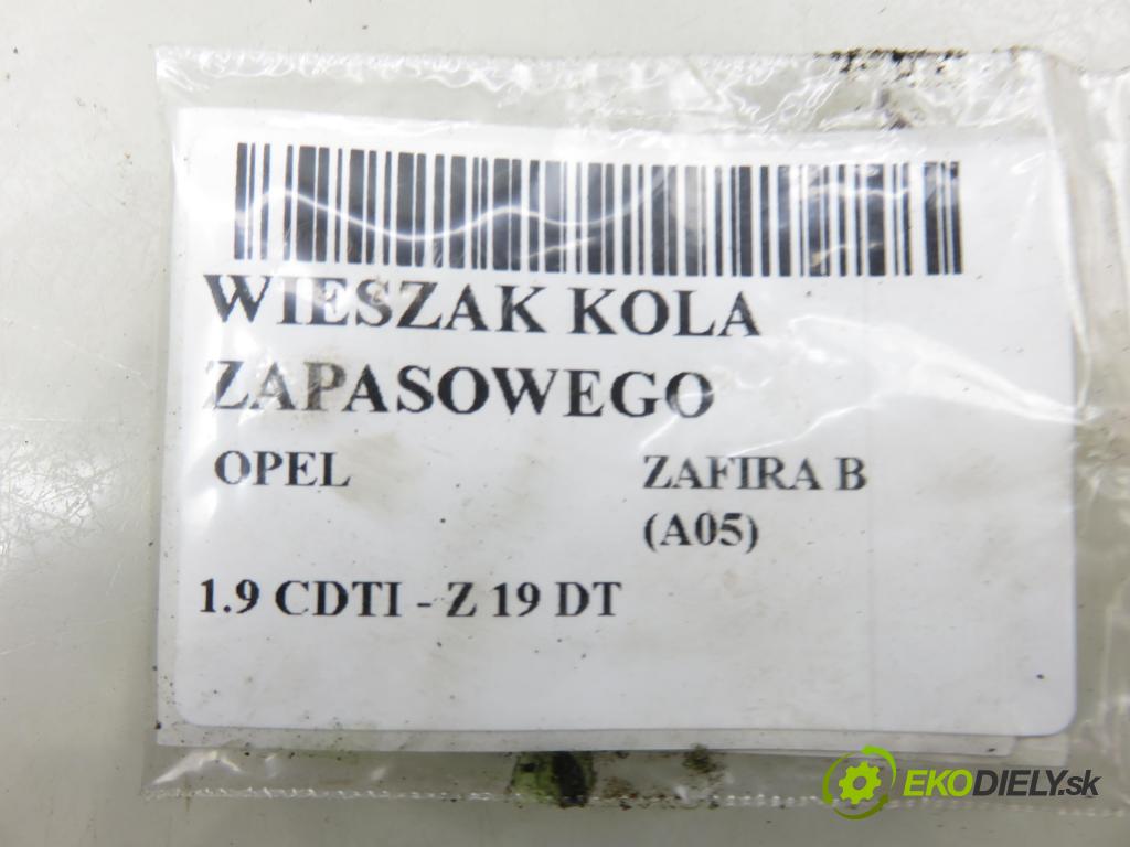 OPEL ZAFIRA B (A05) MINIVAN 2005 88,00 1.9 CDTI 8V 120 - Z 19 DT 1910,00 Vešiak: KOLA: ZÁLOHOVANIE: