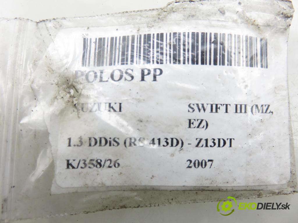 SUZUKI SWIFT III (MZ, EZ) HB 2007 51,00 1.3 DDiS (RS 413D) 69 - Z13DT 1248,00 poloos PP 