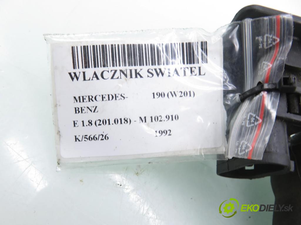 MERCEDES-BENZ 190 (W201) SEDAN 1992 80,00 E 1.8 (201.018) - M 102.910 1797,00 prepínač svetlá 2016890780
