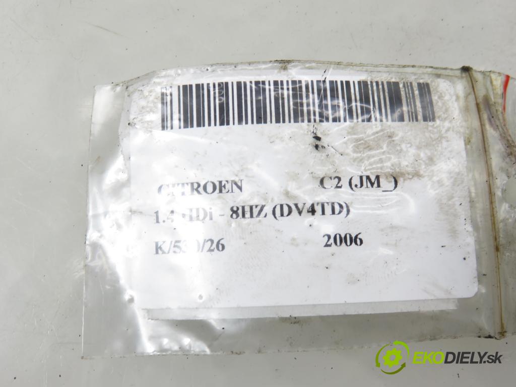 CITROEN C2 (JM_) HB 2006 50,00 1.4 HDi 68 8V - 8HZ 1398,00 vstrekovač 9654551080 (Vstrekovač paliva)