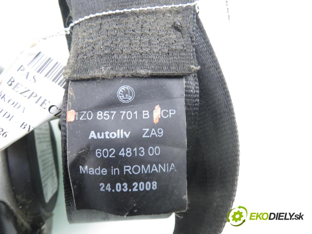 SKODA OCTAVIA II (1Z3) LIFTBACK 2008 77,00 1.9 TDI - BXE 1896,00 Držiak bezpečnostný LP 1Z0857701B
