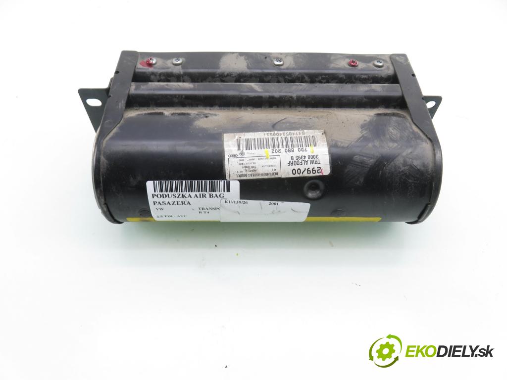 VW TRANSPORTER IV Autobus (70XB, 70XC, 7DB, 7DW, 7DK) BUS 2001 75,00 2.5 TDI - AYC 2461,00 AirBag air BAG CESTUJÍCÍ: 7D0880202