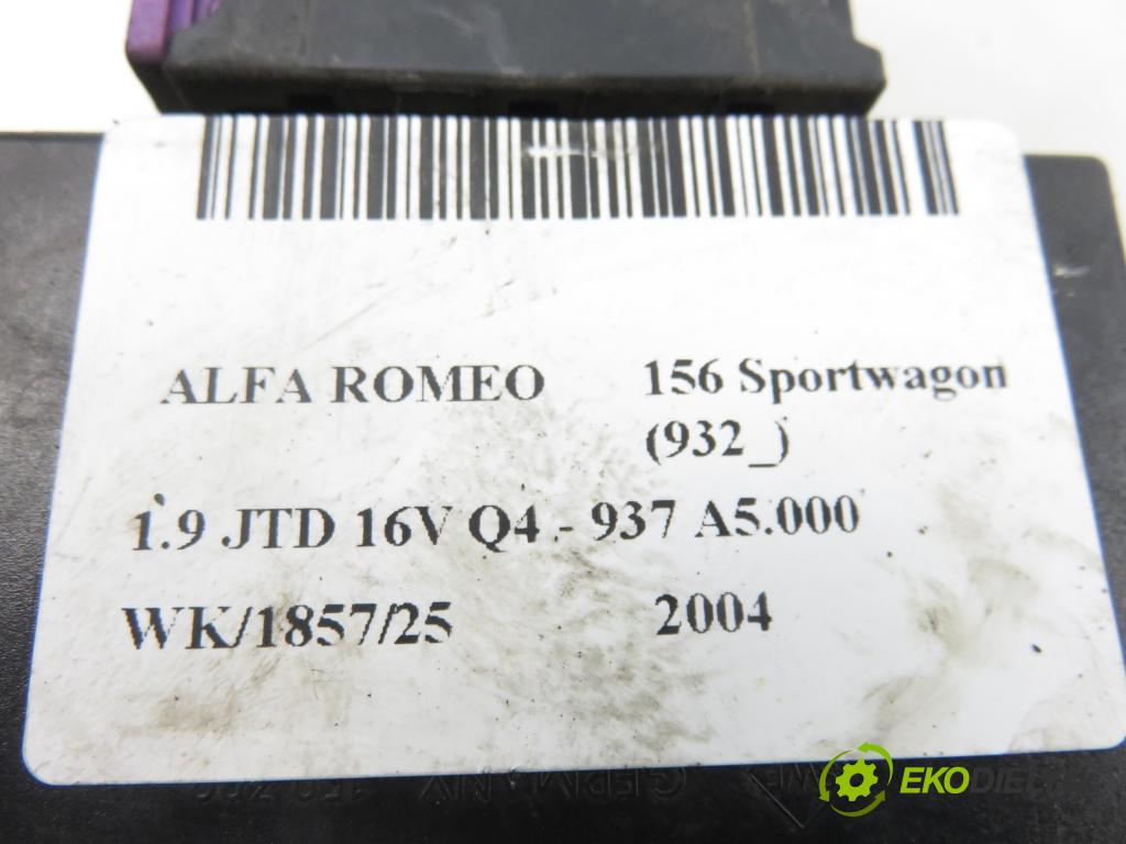 ALFA ROMEO 156 Sportwagon (932_) KOMBI 2004 110,00 1.9 JTD 16V Q4 - 937 A5.000 1910,00 řídící jednotka / MODUL INNE 46792175