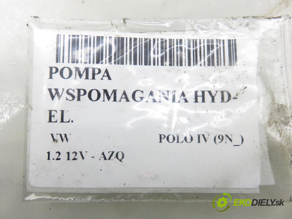 VW POLO (9N_) HB 2004 47,00 1.2 12V 64 - AZQ 1198,00 pumpa servočerpadlo HYD-EL. 6Q0423155AD