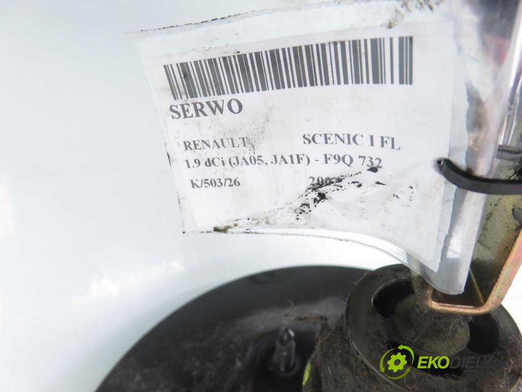 RENAULT SCENIC I (JA0/1_) MINIVAN 2002 75,00 1.9 dCi 102 - F9Q 732 1870,00 posilovač 8200069904A ; 03786420014 (Servočerpadlo)