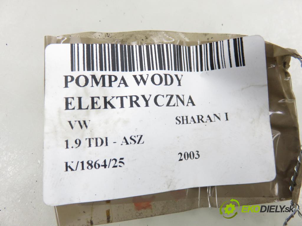 VW SHARAN (7M8, 7M9, 7M6) VAN 2003 96,00 1.9 TDI PD 130 - ASZ 1896,00 pumpa vody elektrická 0392020073