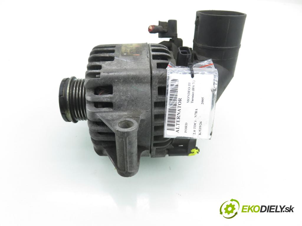 FORD MONDEO III Turnier (BWY) KOMBI 2005 96,00 2.0 TDCi 130 - N7BA 1998,00 Alternátor 1S7TCD (Alternátor)
