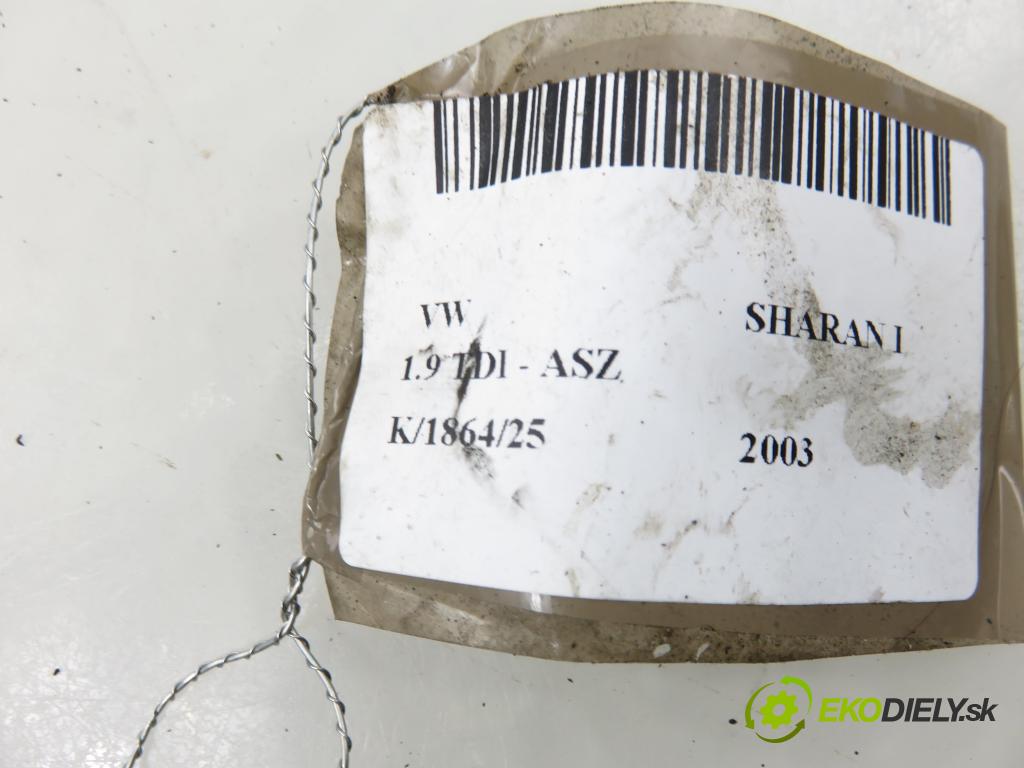 VW SHARAN (7M8, 7M9, 7M6) VAN 2003 96,00 1.9 TDI PD 130 - ASZ 1896,00 ELEKTROVENTIL: VAKUUM: 1J0906627A