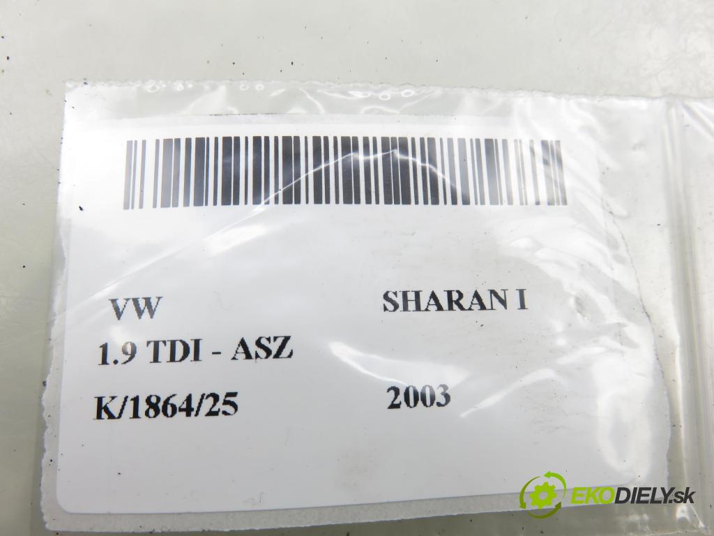 VW SHARAN (7M8, 7M9, 7M6) VAN 2003 96,00 1.9 TDI PD 130 - ASZ 1896,00 ELEKTROVENTIL: VAKUUM: 1J0906627