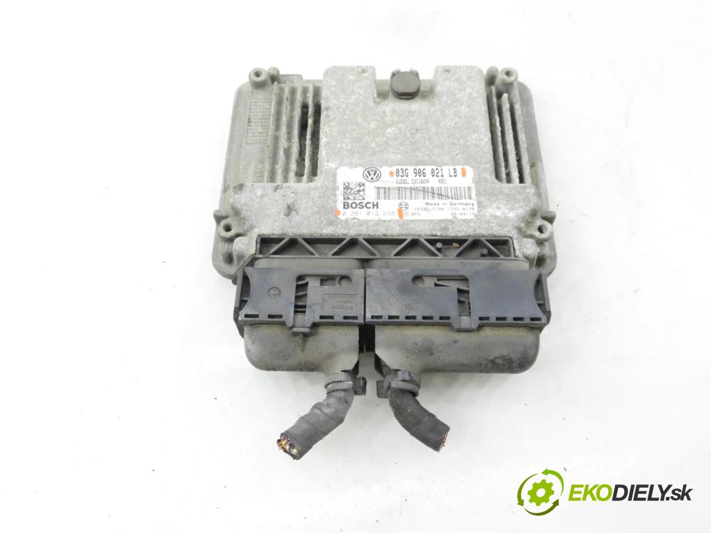 SKODA OCTAVIA II (1Z3) LIFTBACK 2008 77,00 1.9 TDI - BXE 1896,00 Riadiaca jednotka Motor 0281013238 ; 03G906021LB