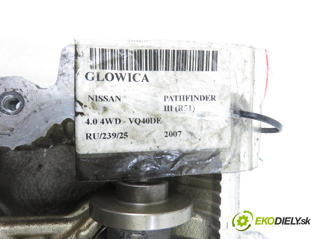NISSAN PATHFINDER III (R51) TERENOWY 2007 198,00 4.0 4WD 269 - VQ40DE 3954,00 hlava