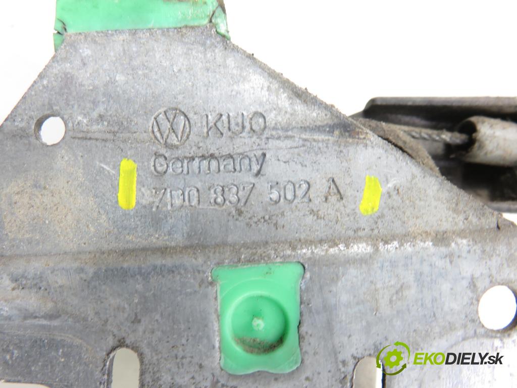 VW TRANSPORTER IV Autobus (70XB, 70XC, 7DB, 7DW, 7DK) BUS 2001 75,00 2.5 TDI - AYC 2461,00 Mechanizmus okien 7D0959802C ; 7D0837502A