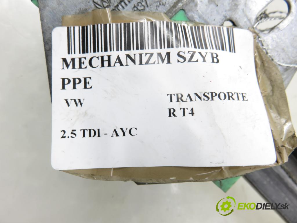 VW TRANSPORTER IV Autobus (70XB, 70XC, 7DB, 7DW, 7DK) BUS 2001 75,00 2.5 TDI - AYC 2461,00 Mechanizmus okien 7D0959802C ; 7D0837502A