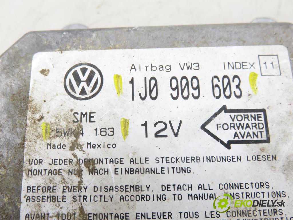 VW TRANSPORTER IV Autobus (70XB, 70XC, 7DB, 7DW, 7DK) BUS 2001 75,00 2.5 TDI - AYC 2461,00 MODUL air BAG 5WK4163 ; 1J0909603