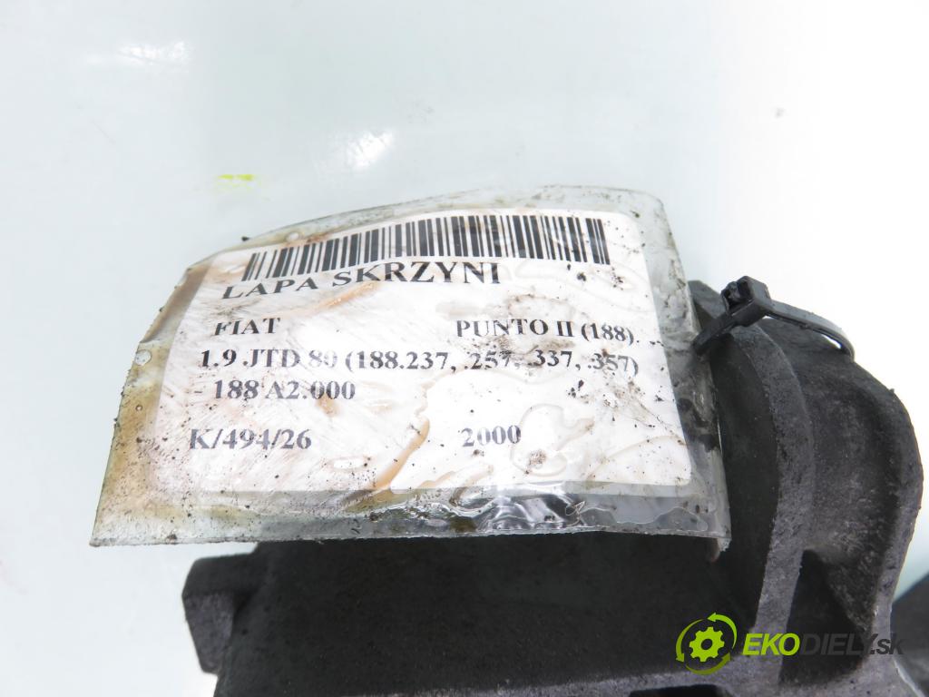 FIAT PUNTO (188_) HB 2000 59,00 1.9 JTD 80 - 188 A2.000 1910,00 uchycení převodovky 46743002