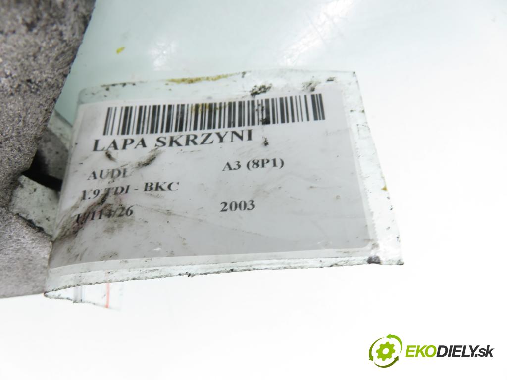 AUDI A3 (8P1) HB 2003 77,00 1.9 TDI PD 105 - BKC 1896,00 uchycení převodovky 1K0199117AG