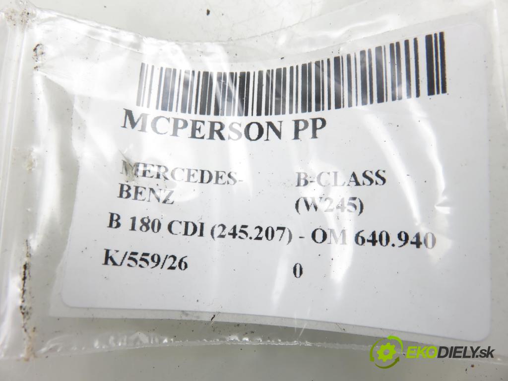 MERCEDES-BENZ KLASA B Sports Tourer (W245) HB 2007 80,00 B 180 CDI 109 - OM 640.940 1991,00 MCPERSON PP