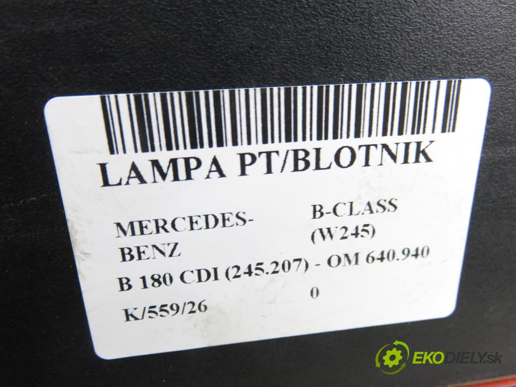MERCEDES-BENZ KLASA B Sports Tourer (W245) HB 2007 80,00 B 180 CDI 109 - OM 640.940 1991,00 Svetlo pravé zadné A1698202664