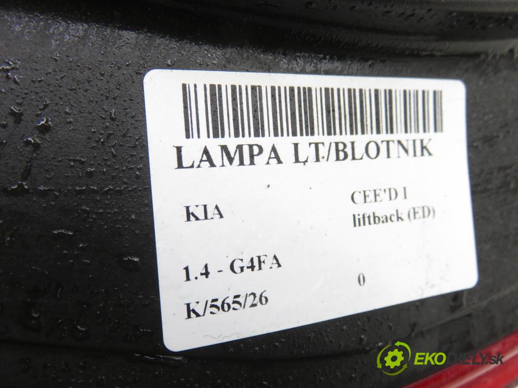 KIA CEE'D liftback (ED) HB 2008 80,00 1.4 16V 109 - G4FA 1396,00 světlo levé zadní