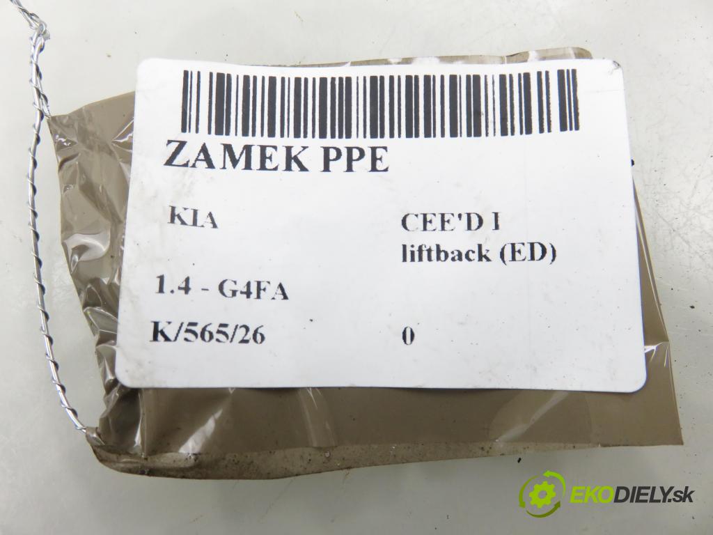 KIA CEE'D liftback (ED) HB 2008 80,00 1.4 16V 109 - G4FA 1396,00 zámok 