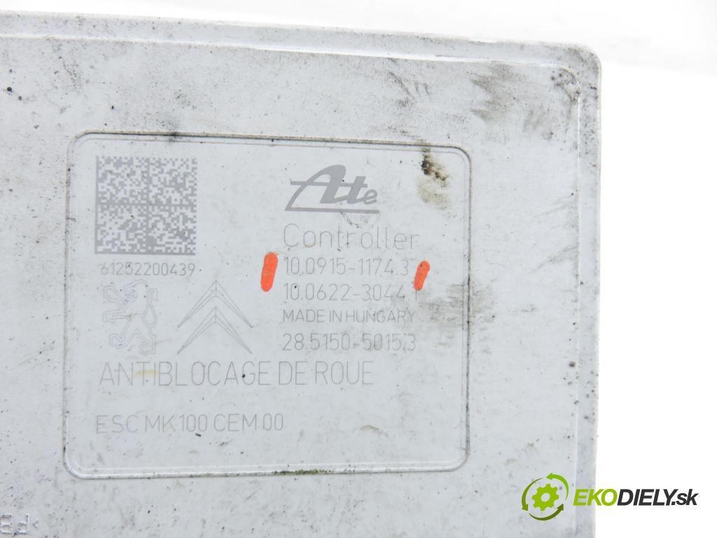 PEUGEOT 208 I (CA_, CC_) HB 2012 84,00 9HD (DV6C) 1560,00 Pumpa ABS 10091511743 ; 9802460980 ; 10022001224 (Pumpa ABS)