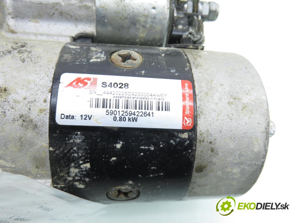 FIAT PANDA (169_) HB 2004 40,00 1.1 54 - 187 A1.000 1108,00 Štartér S4028 (Štartér)