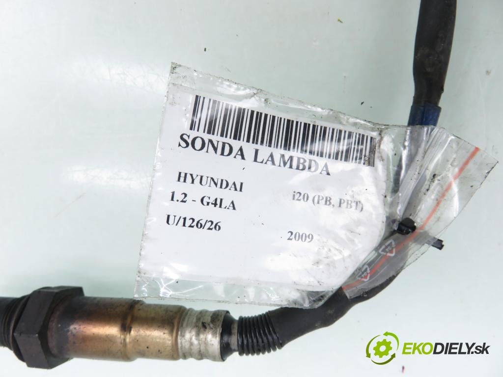 HYUNDAI i20 (PB, PBT) HB 2009 57,00 1.2 - G4LA 1248,00 sonda lambda 3921003020 ; 9350931042 (Lambda sonda)