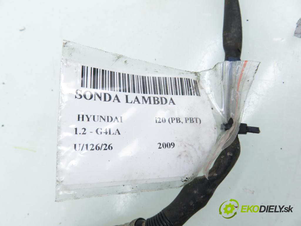 HYUNDAI i20 (PB, PBT) HB 2009 57,00 1.2 - G4LA 1248,00 sonda lambda 3921003020 ; 9350931042 (Lambda sonda)