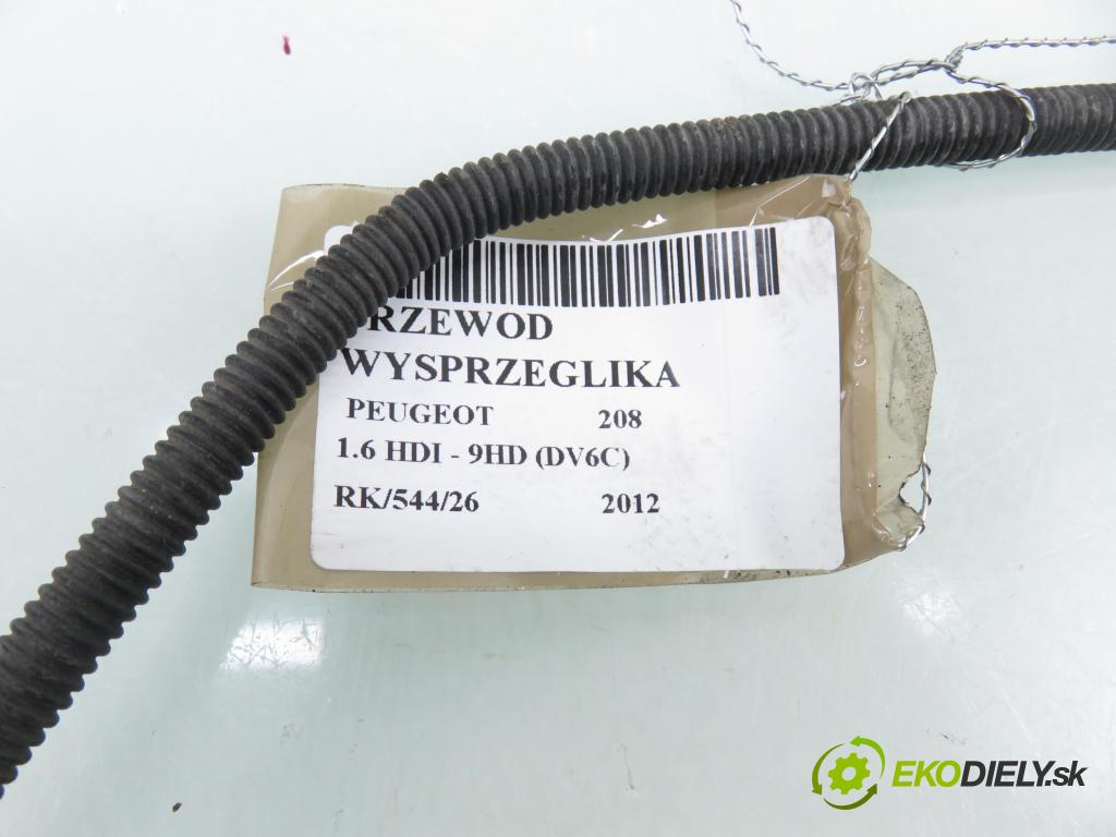 PEUGEOT 208 I (CA_, CC_) HB 2012 84,00 9HD (DV6C) 1560,00 rúrka vypínacieho ložiska 9678378480
