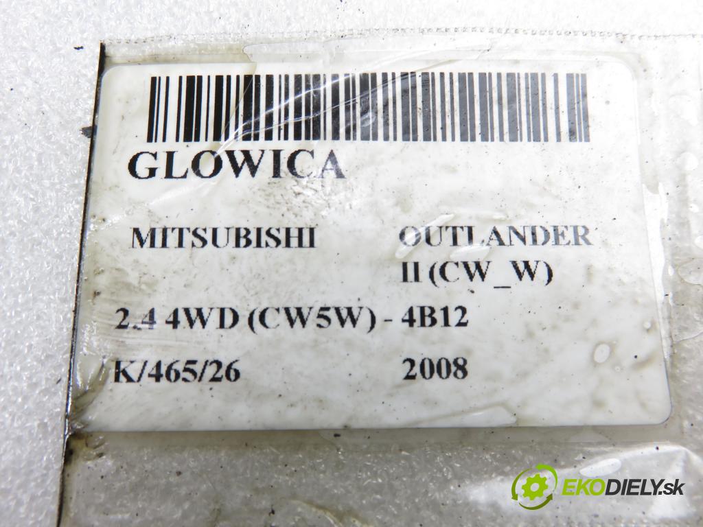 MITSUBISHI OUTLANDER II (CW_W) SUV 2008 125,00 2.4 MIVEC 4WD (CW5W) - 4B12 2360,00 hlava