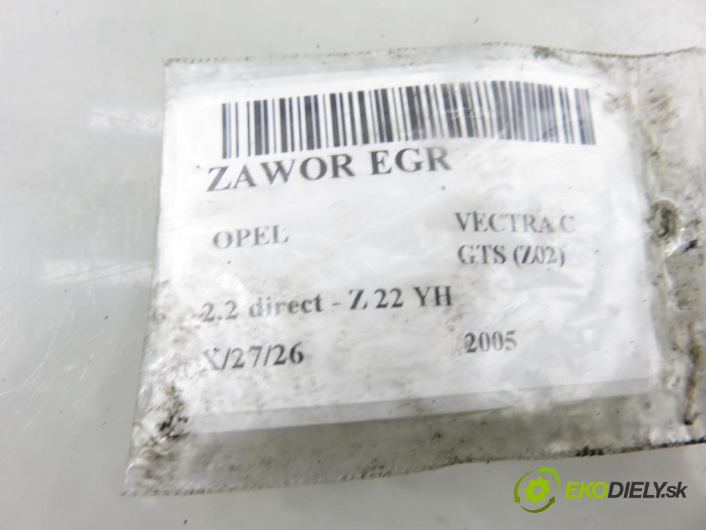 OPEL VECTRA C GTS (Z02) LIFTBACK 2005 114,00 2.2 direct 155 - Z 22 YH 2198,00 VENTIL EGR 24404025 ; 5WK9186 ; A2C53028425
