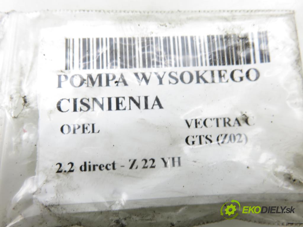 OPEL VECTRA C GTS (Z02) LIFTBACK 2005 114,00 2.2 direct 155 - Z 22 YH 2198,00 Pumpa vysokého tlaku